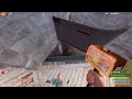 molotov test on stairs bunker