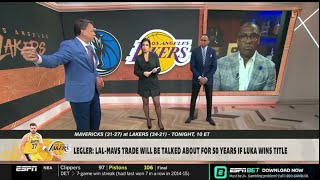 FIRST TAKE | Legler claims Lakers-Mavs trade will be talked about for 50 years if Luka wins title