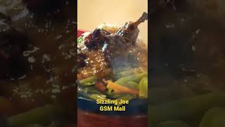 Sizzling Joe GSM Mall | food on fire plate | Best food to try at GSM mall