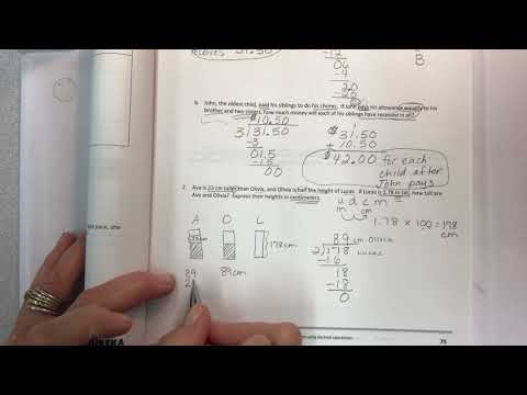 Eureka Math Grade 5 Module 1 Lesson 16 Problem Set - YouTube