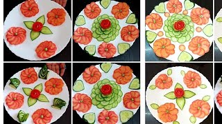 Beautiful salad decorations ideas by neelamkirecipes