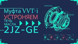 Муфта vvt-i устраняем течь масла