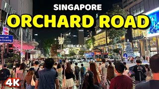 Orchard Road Walking Tour: Explore Singapore's Most Famous Shopping Street \u0026 Christmas Light-Up 2024