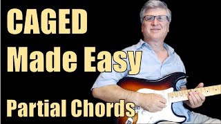 Simple Music Theory for Guitar - CAGED system made easy - Partial chords