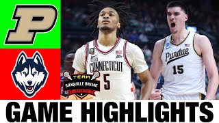 #1 Purdue vs UConn Highlights (First Half) | 2024 NCAA Men's Basketball - National Championship