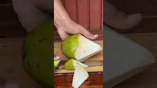 Satisfying Cool Coconut Cutting Sound #shorts #coconut