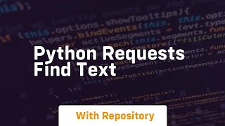 python requests find text