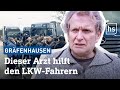 LKW-Streik Gräfenhausen: Es fehlen Medikamente! | hessenschau