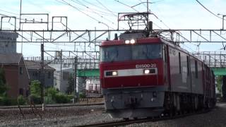 JR貨物　EH500-20牽引3087ﾚ　府中本町付近　2013/06/27