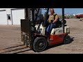 nissan optimum 40 pneumatic forklift