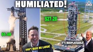 Humiliated! NASA reveals new insane budget on Mobile Launch Tower, realized SpaceX is better...