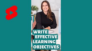 Write Effective Learning Objectives