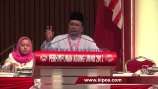 Video Penuh PAU 2012 : Ucapan Penggulungan Naib Presiden Datuk Shafie Apdal 1/12/2012