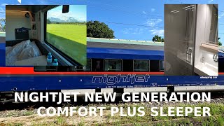 Nightjet New Generation from Wien Hauptbahnhof to Bregenz, in Comfort Plus Single Compartment.