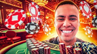 INSANE craps session in Vegas (40 MINUTE ROLL)