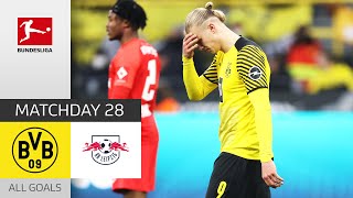 BVB Can't Stand Leipzig's Pressure | Borussia Dortmund - RB Leipzig 1-4 | All Goals | MD 28 – 21/22
