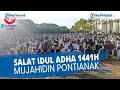 Suasana Salat Idul Adha 2020 di Mujahidin Pontianak