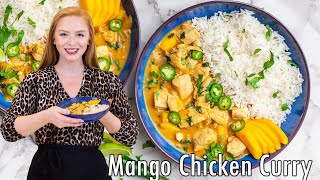 Mango Chicken Curry Recipe - EASY, 30-Minute Dinner!