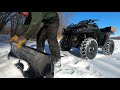 2021 polaris sportsman plow assembly install u0026 use