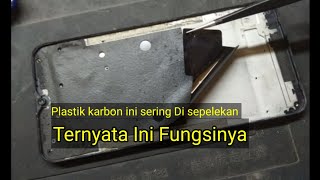 FUNGSI LAIN PLASTIK KARBON GRAPHITE SHEET  DI TATAKAN LCD HANDPHONE PEMULA WAJIB TAU