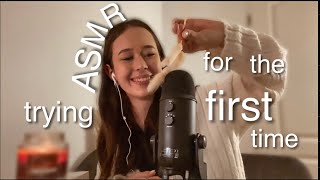 trying asmr for the first time