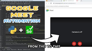 Automating Google Meet | Python & Selenium