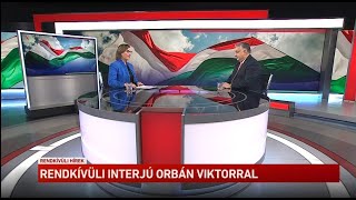 Rendkívüli interjú Orbán Viktor miniszterelnökkel