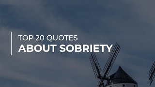 TOP 20 Quotes about Sobriety | Quotes for the Day | Beautiful Quotes