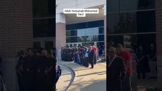 At the funeral service for Melvindale Police Officer Mohamed Said