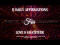 11 DAILY Affirmations For LOVE & GRATITUDE | Energy Shift |POWERFUL AFFIRMATIONS