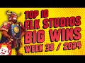 😱 TOP 10 ELK STUDIOS BIG WINS OF WEEK #38 - 2024