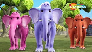 Haathi Aaya 3D Rhyme | Elephant Songs | Punjabi Rhymes | Punjabi Rhymes for Kids