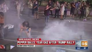 Watch Phoenix SJW Take a Pepper Ball to the Groin