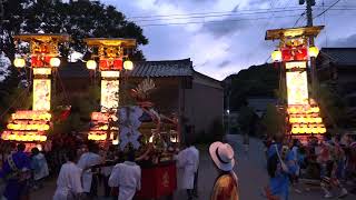 珠洲市のキリコ祭り　三崎町粟津