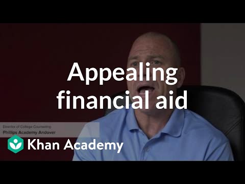 Appealing a financial aid package Appealing a financial aid package