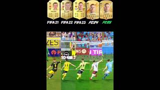 Evolution Of Haaland - Penalty Kicks From FIFA 21 To FC 25 #penaltykick #shorts #erlinghaaland