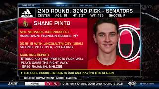 Shane Pinto - 2019 NHL Entry Draft Selection