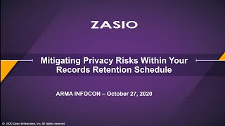 Mitigating Privacy Risks Within Your Records Retention Schedule