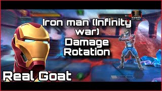 Iron man Infinity war |Damage Rotation guide| - Marvel Contest of Champions