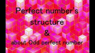 perfect number 完全数 perfect numbers  Odd perfect number  完全数 奇数 Mersenne number メルセンヌ素数