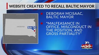 Political Action Committee, website created to recall Baltic Mayor