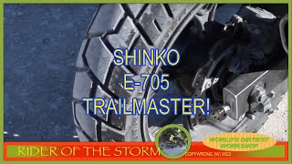 Shinko E-705 Trailmaster Front and Rear - More versatile grip for dual sport tires (Tyres)