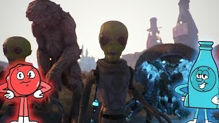 Fallout 4 - ALL OF NUKA WORLD'S NEW CREATURES
