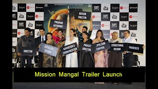 Mission Mangal Trailer Launch || Akshay | Vidya | Sonakshi | Taapsee | Press meet.