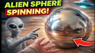 (Full video of the sphere spinning) 👽🪩 alien bal/Buga Sphere spinning and humming!