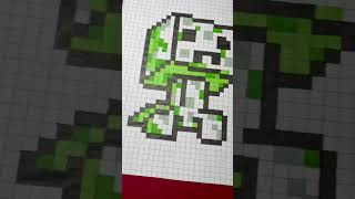 How to draw a creeper? | Як намалювати кріпера ? #tainna #pixelart #minecraft