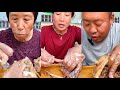 [ASRM] | Spicy Sheep Head Eating Challenge part $(serial,41 #asmr #mukbang #sheephead #吃羊头挑战