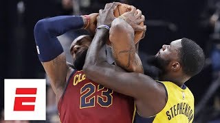 LeBron James vs. Lance Stephenson continues to get chippy throughout Game 4 | ESPN