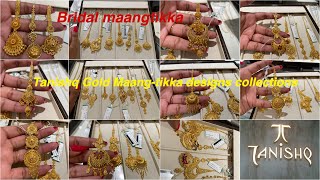 Tanishq huge gold maang tikka collections | Gold Mangtikka designs with price | Tanishq Mangtikka