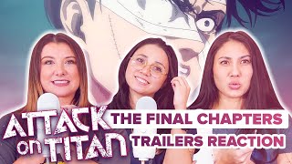 Attack on Titan - The Final Chapters Trailers Reaction